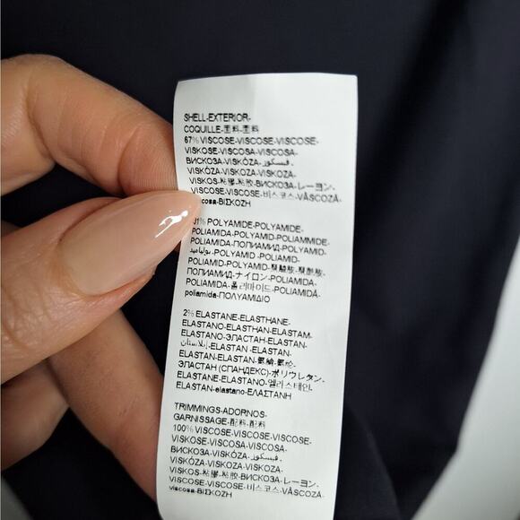 Desigual Sleeveless Jersey Shift Dress Cowl Neck Embroidered M/L Artsy Boho - Picture 12 of 14